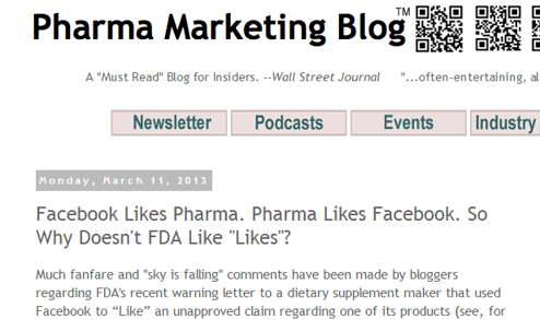 Best Pharma Blogs of 2013