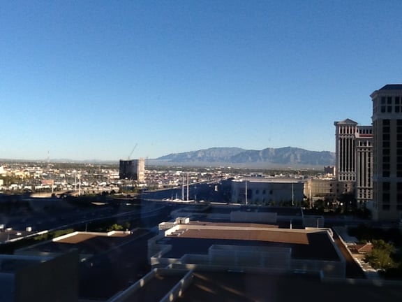 Photo of the Mountains Surrounding Las Vegas